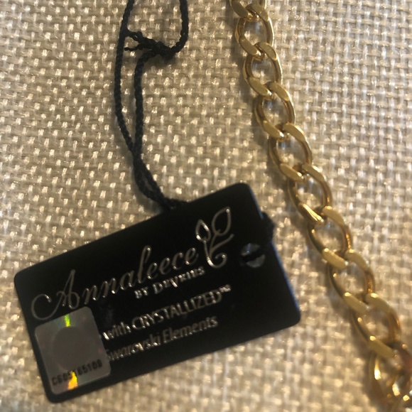 Ohio State Bracelet Swarovski Elements Gold Charm Style Annaleece By DeVries - Picture 3 of 3